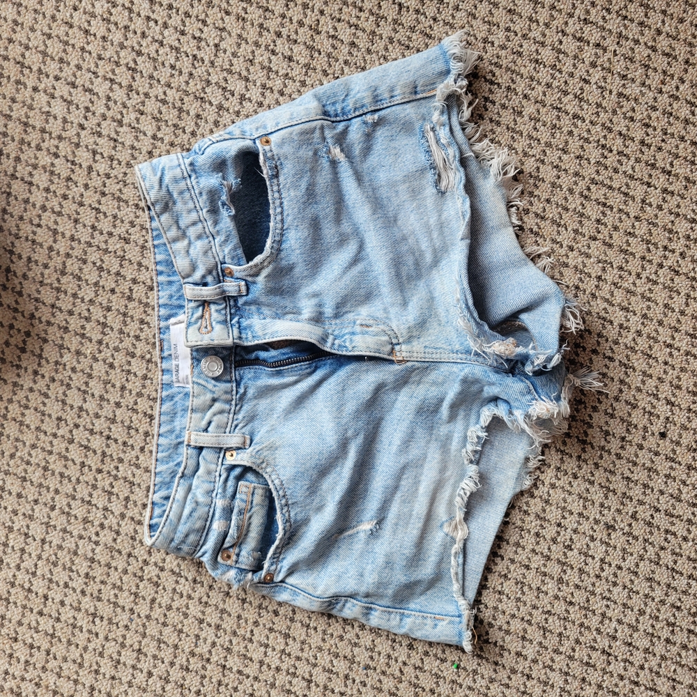 Garage Blue Jean Shorts